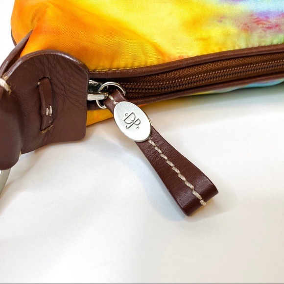 Donald J Pliner Mini Watercolor Hobo Bag flawed - Picture 12 of 16